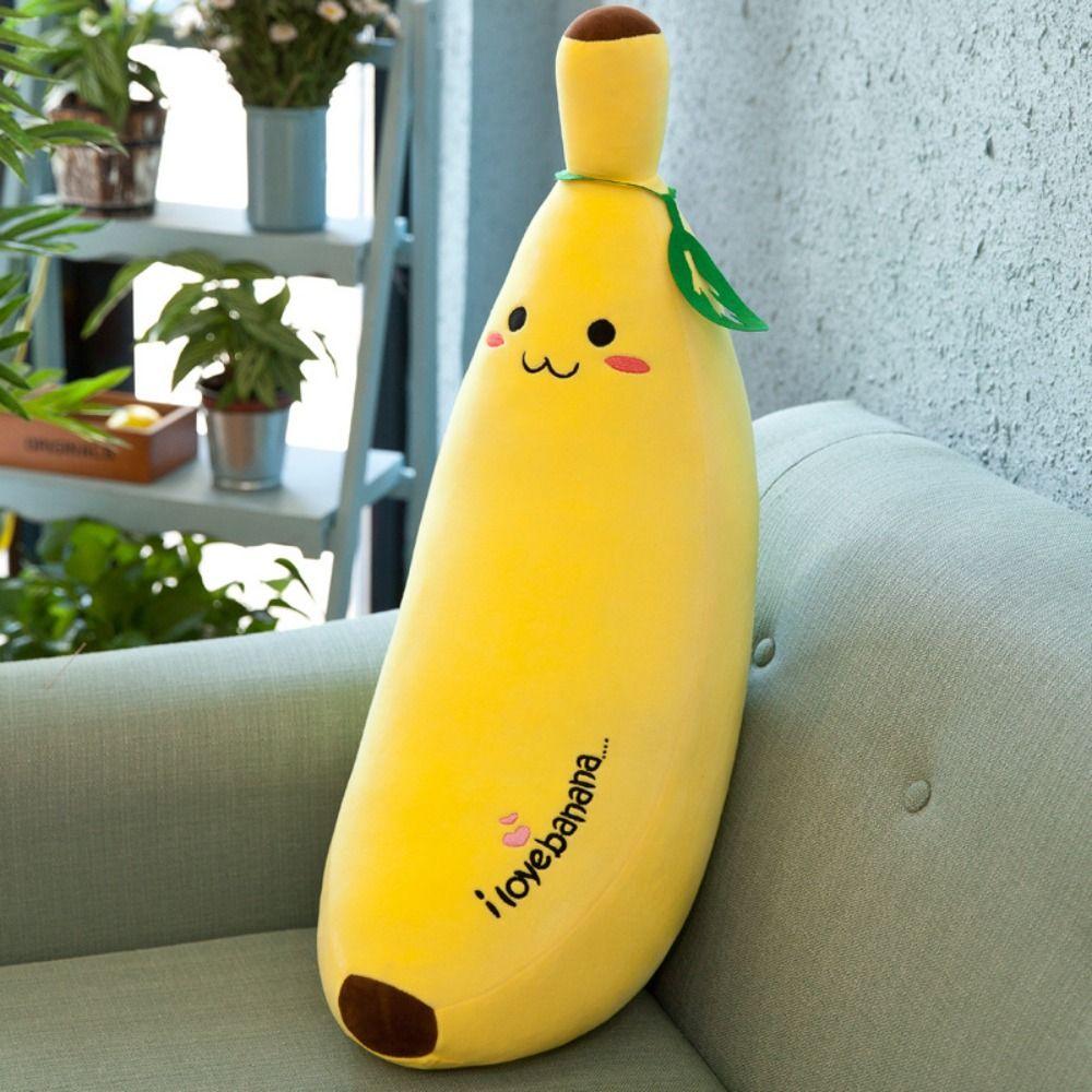 Stuffed Toys Plush Plants Fruit Plush Doll Banana Plush Toy Banana Stuffed Toys Fruit Plush Pillow