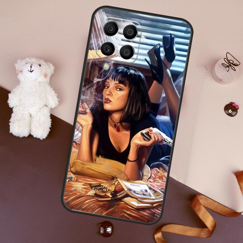 Чехол Mia Pulp Fiction для Samsung Galaxy M06 M53 M13 M31 M11 M35 M55 M15 M56 M36 M16 M12 M32 M52 M14 M34 M54