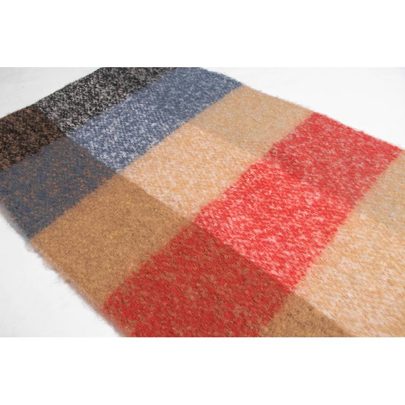 Осенне-зимний толстый клетчатый шарф с кисточками, шаль