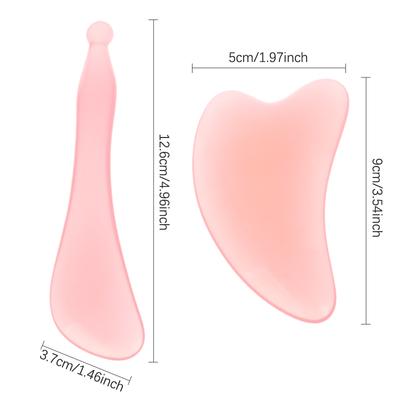 1/2 шт. массажер для лица Гуаша, роликовый смоляной массажер для красоты и здоровья, бритья, подтяжки подбородка, релаксации глаз, спа-массажа