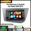 2Din Android 13 LHD автомобильное радио для Seat Leon 2 MK2 2005 - 2012 мультимедийный плеер стерео беспроводной Carplay GPS RDS 4G головное устройство
