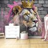 Wallpaper Lion King Pink