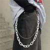 Hip Hop Plastic Clothes Decoration Pants Chains Plastic Belts Double Layer Punk Style Waist Chains