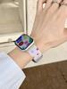 Премиальный модный силиконовый ремешок для Apple Watch женский Серия 11/10/9/8/7/6 38мм 40мм 41мм 42мм 44мм 45мм 46мм 49мм