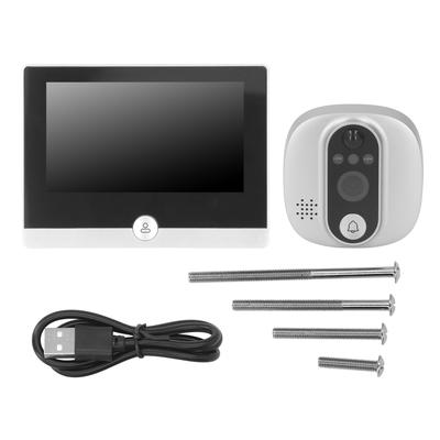 Дверной глазок камера для Tuya Digital WIFI Viewer 1080P 4.3in HD 2-сторонний визуальный домофон дверной звонок PIR