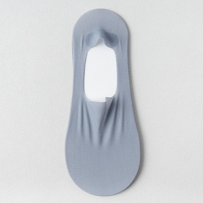 Женские ультратонкие нескользящие летние носки-лодочки: Чистый хлопок, мелкий, с надежной пяткой, подходит для высоких каблуков