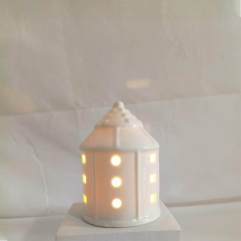 Керамический подсвечник Керамический подсвечник для чайной свечи Аромалампа для дома Декор для спальни Подарок на новоселье