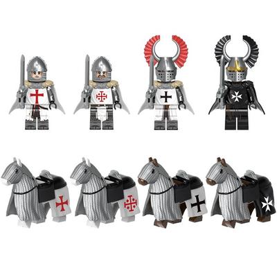 Мини-фигурки Yogo Block серии Knights, Temple Knights и Gunma