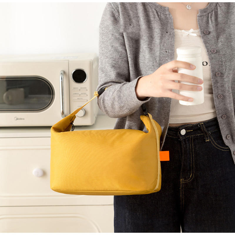 Студенческий ланч Изолированная сумка для бенто Пикник Алюминиевая фольга Ланч-бокс Портативный пакет со льдом