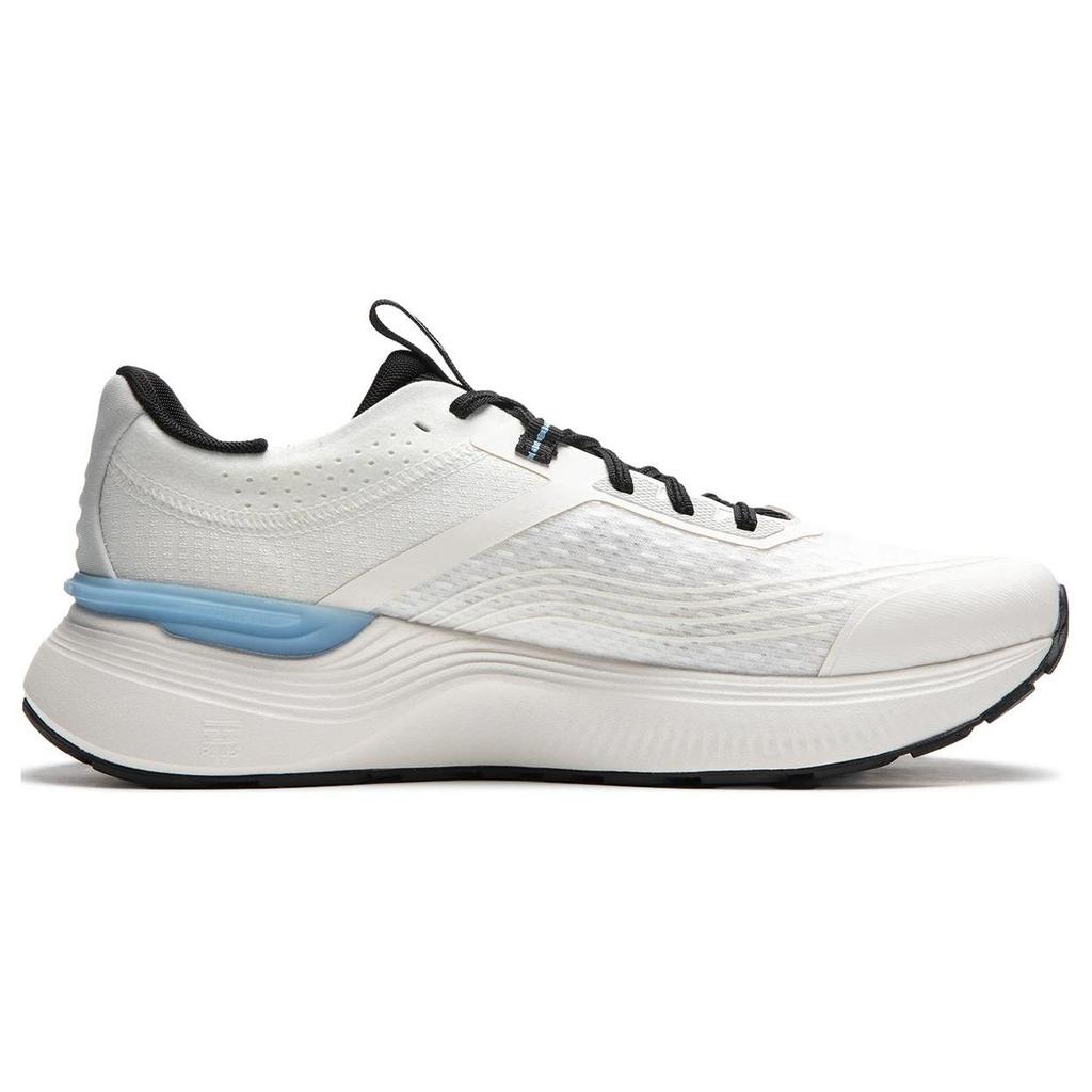 Li Ning Light Shadow Element Reflective Support Non-Slip Wear-Resistant Low-Top Casual Running Shoes Men Sneakers White Blue ARHU027-2