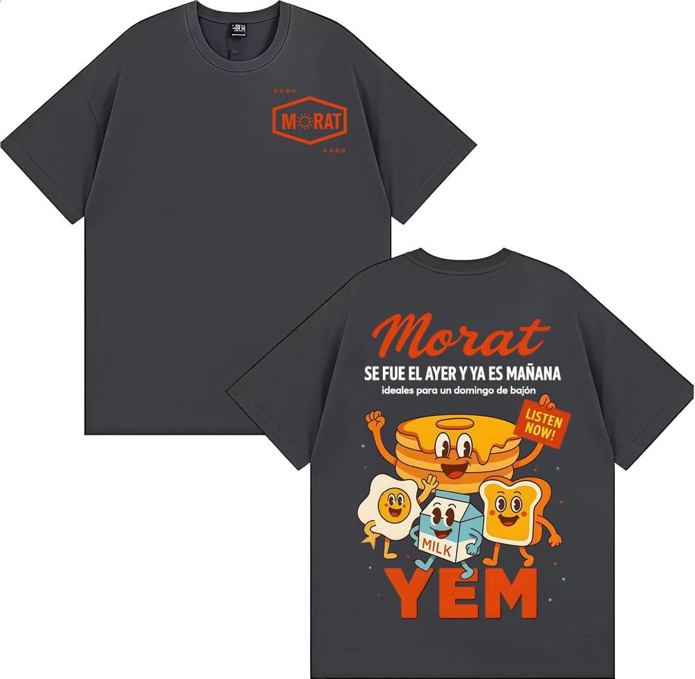 2025 Summer Morat Se Fue El Ayer Y Ya Es Unisexana Cartoon Unisex Women Cotton Short Sleeve Tshirts Fashion Cute Vintage T Shirt Y2k