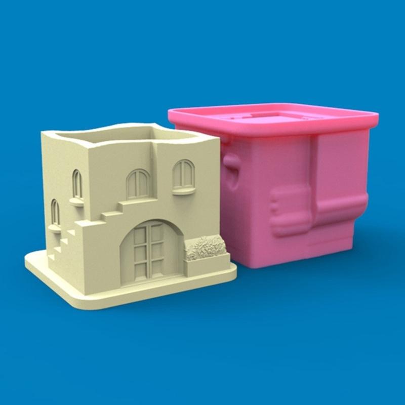 Силиконовые формы для хранения в доме, формы для DIY-литья из бетона, форма для цветочного горшка, инструмент для изготовления подсвечников и украшений, легко чистить