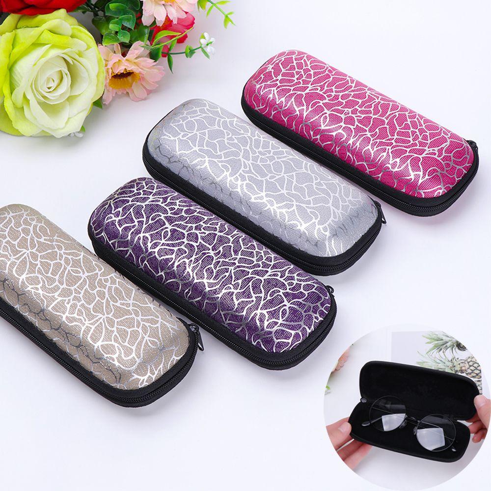 Unisex Rectangle Containers Eyewear Protector Hard Eye Glasses Zipper Box Sunglasses Case