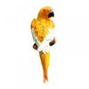Resin Decor Craft Decoration Simulation Parrot Bird Sculpture Wall Hanging Garden Decoration