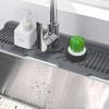 Faucet Mat Anti-Splash Silicone Sink Mat Reusable Drainage Pad Anti-Slip Faucet Drip Catcher Tray For Home