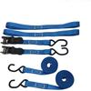 Lashing Belts, Ratchet Tie-Down Belts (Set of 2), 4m Ratchet Type, Blue Securement Band, 800kg Breaking Load, 2.5cm Lashing Width