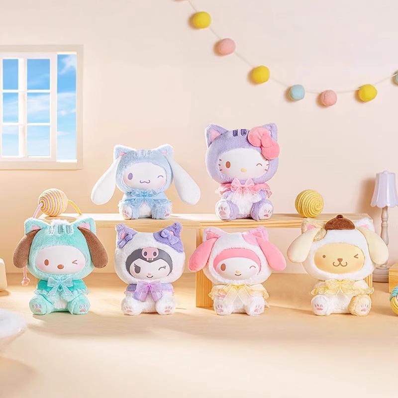 Серия «Романтическая свадьба семьи Sanrio» Милая кукла-фигурка Украшение