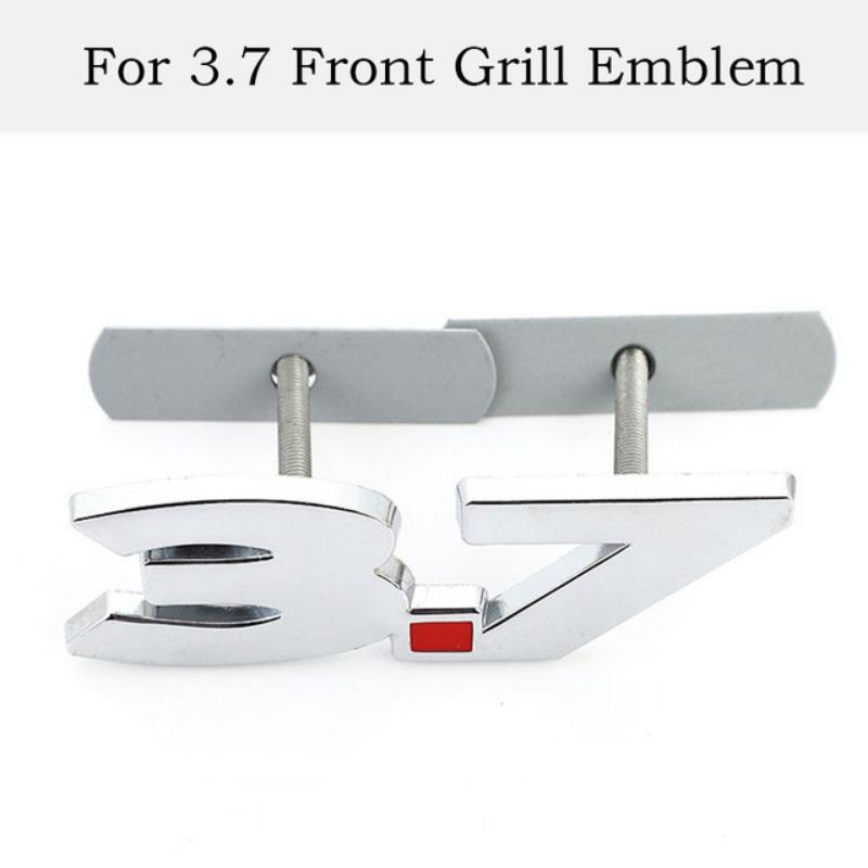 3D металлический 3.7 логотип автомобиля наклейка значок авто эмблема багажник наклейки для 3.7 Q50 Q50S Q50L G37 Q30 QX60 Q70 G25 QX70 FX35 FX37