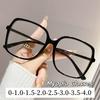 Fashion Blue Light Blocking Near Sight Eyewear Ultra Light Anti Ray Short Sight Eyeglasses Oversized Frame Glasses for Women