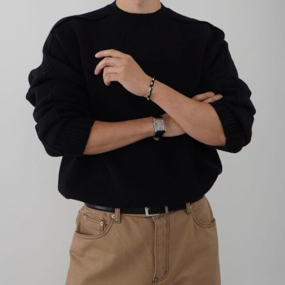 Onl Men 1+1 Cut Washable Muscle Fit Knit