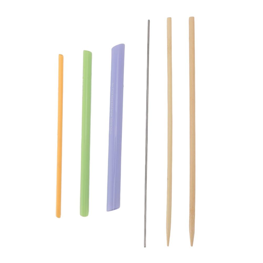 3pcs Multifunctional Tube Turner Tool 3 Sizes Quick Turn Fabric Set  For Knitting DIY Projects