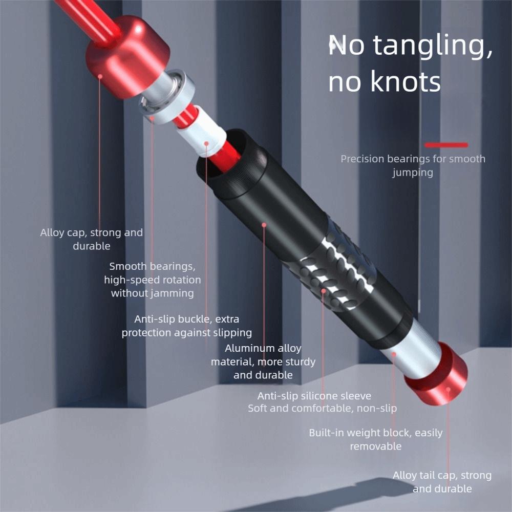 3M Length Weight-bearing Jump Rope Aluminum Zinc Zinc Alloy Speed Skipping Rope  Entrance Examination