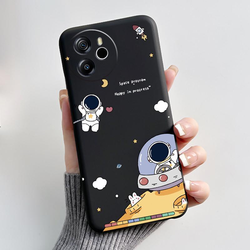 Для Oscal Tiger 12 Милый Мультяшный Мягкий ТПУ Чехол для Телефона для BLACKVIEW OSCAL Tiger12 Черный Защитный Корпус Силиконовая Защитная Задняя Крышка