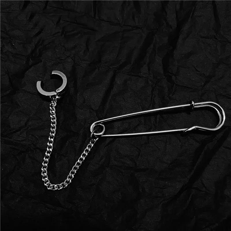 Панк Y2K Серьги-кольца с шипами, заклепками, шариками, жемчугом для женщин из нержавеющей стали, острые серьги-подвески, готические хип-хоп аксессуары