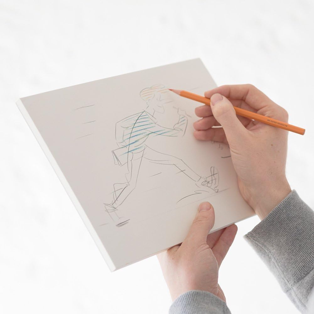Midori 15238006 Блок для заметок MD Paper, Хлопок A4, Без линий