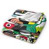 Warm Soft Throw Blanket Travel Czech Cartoon Krtek Mole Blankets  Flannel Bedspread For Outdoor Casual Sofa Bed Cover