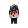 adidas Оригинальная мужская толстовка с круглым вырезом Originals 100 Thieves American Color Block Striped Letter, повседневная, удобная, с капюшоном, черная JD8174