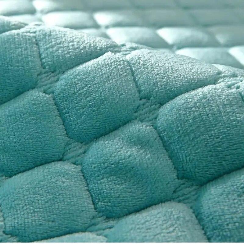 Зимний 1/2/3-местный нескользящий секционный диван-полотенце, толстый плюшевый чехол для дивана, мягкий бархатный плюшевый стеганый чехол для дивана для гостиной