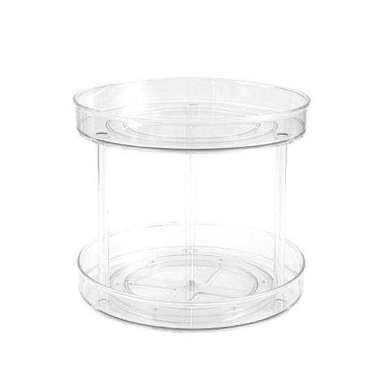 Вращающийся на 360 градусов лоток для хранения 1/2/3 слоя Lazy Susan Organizer Кухонный шкаф для кладовой Прилавок Держатель для специй Косметическая поворотная стойка