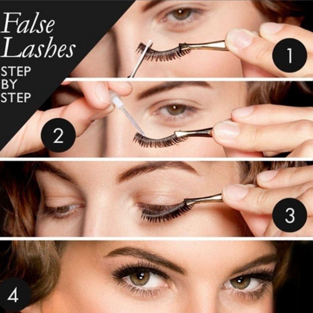 Модные толстые крестообразные грязные инструменты для наращивания ручной работы 3D шелковое волокно накладные ресницы натуральный макияж