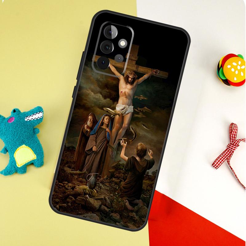 Христианский Иисус Для Samsung Galaxy A54 A34 A14 A55 A35 A15 A53 A33 A13 A05 A06 A16 A22 A32 A52 Чехол для телефона