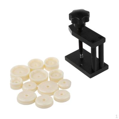 Пресс-задняя крышка корпуса часов, инструменты для ремонта фитингов для хрусталя, 12 шт.