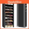 Large Capacity Metal Shoe Cabinet With Multiple Layers And Dustproof Design For Home Rental And Dorm Storage Modern And Simple Style