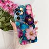 Чехол для Realme C85 Pro Стильные Цветы Бабочка Рисованная Крышка Мягкий Тонкий Чехол для Телефона Для Realme C85 C 85 RealmeC85 Pro 5G Fundas