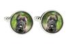 Cane Corso, Italian Cane Corso - cufflinks and tie with your photo, a suit decoration, men's jewelry from the Art-Dog brand.