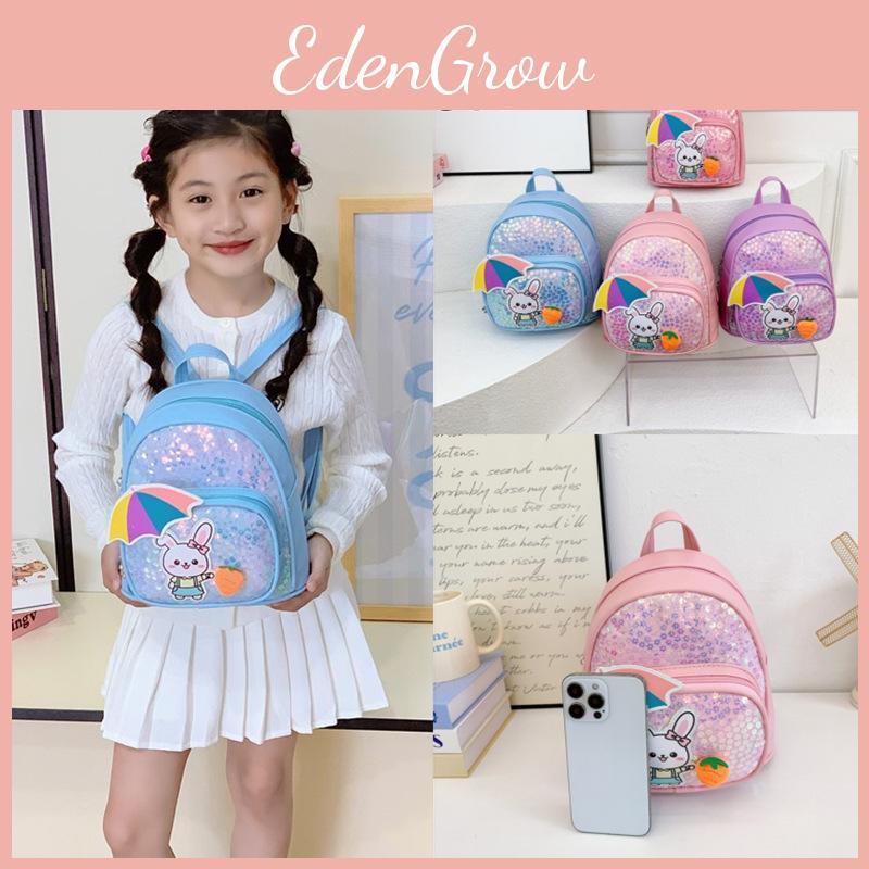 Unisex Childrens Cute Rabbit Animal Backpack With Glitter Accents For Daycare And School