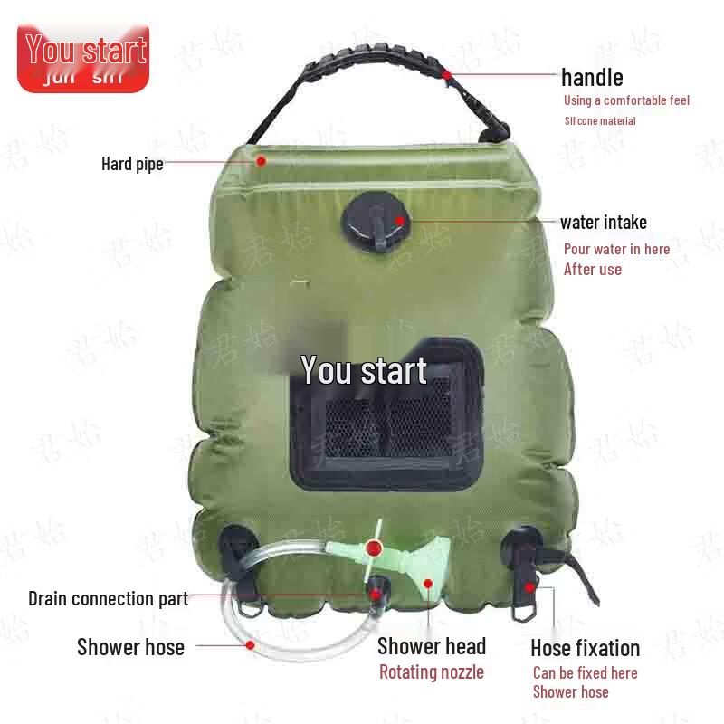 Portable Camping Solar Shower Bag