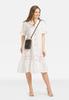 LIGHTWEIGHT LINEN WOMEN' DRESS WITH LACE