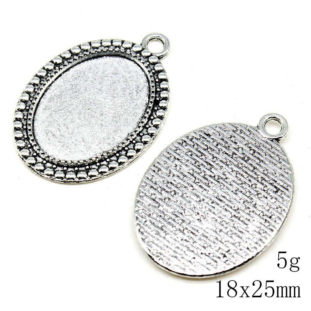 Подарки для женщин Ювелирные изделия и аксессуары Овальный стеклянный кабошон Подставка Поднос для установки Безель Аксессуары Детали DIY Аксессуары