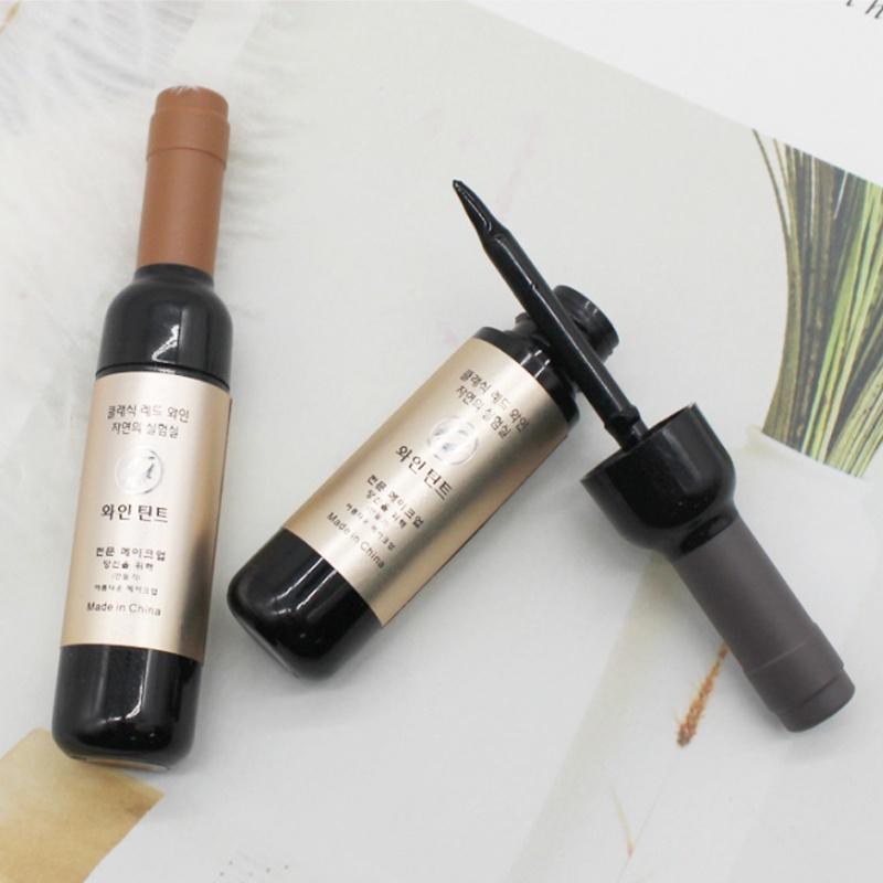 Eyebrow Red Wine Bottle Tear Eyebrow Glue Beautify Eyebrow Type Lasting Waterproof Anti-dizzy Eyebrow Stain Cream