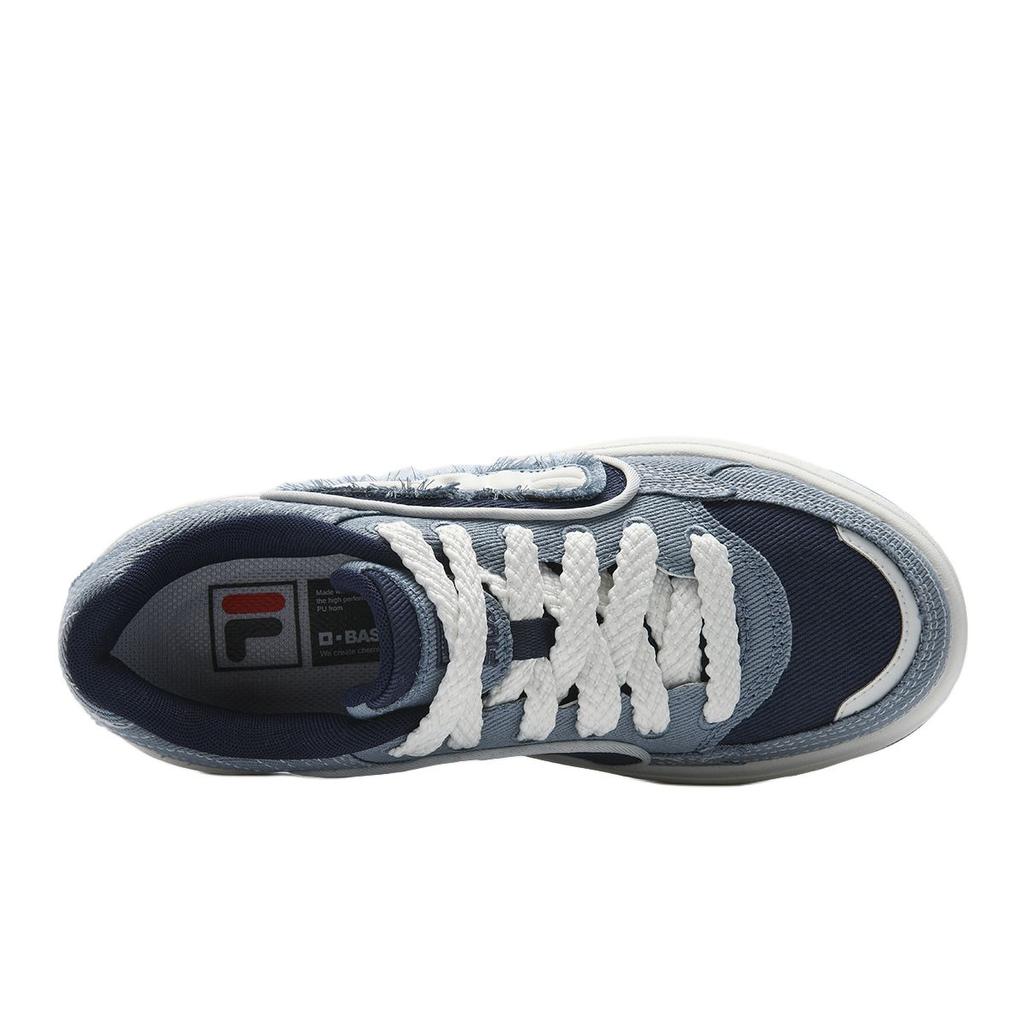 Fila BELLIS Устойчивые к истиранию Легкие Увеличивающие рост Низкие Скейтбордические кроссовки Женские F12W621205FWD