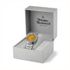 VIVIENNE WESTWOOD Часы Mews Watch, SS23 VV281TNSL, Коричневый циферблат, Серебристый браслет, Безель с насечками, 37 мм, Женские