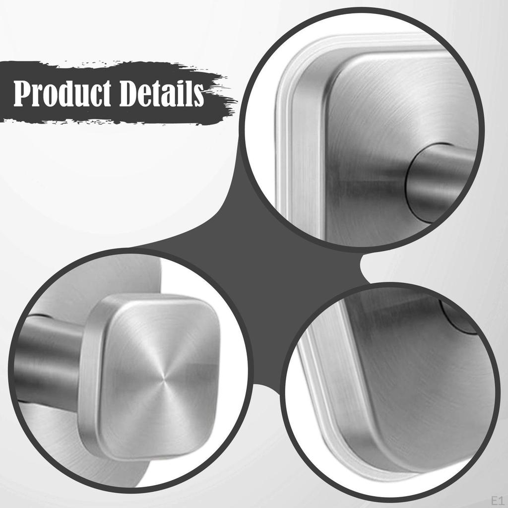 Набор из 2 штук нержавеющих крючков на присосках, устойчивых к ржавчине, для венков в гостиной