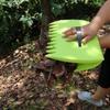 1 Pair Wear-resistant Leaf Catcher Labor-saving Leaf Grabber  for Picking Up Leaves Grass Clippings