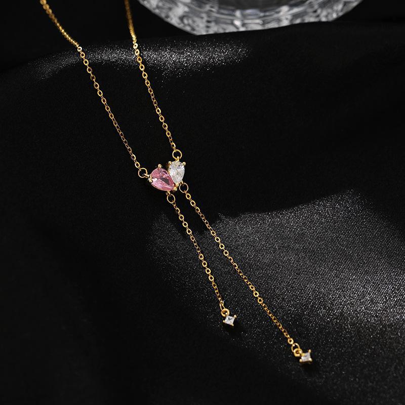 Ожерелье Banyan Tree S925 Silver Simple Heart Tassel - женская роскошная цепочка на ключицу