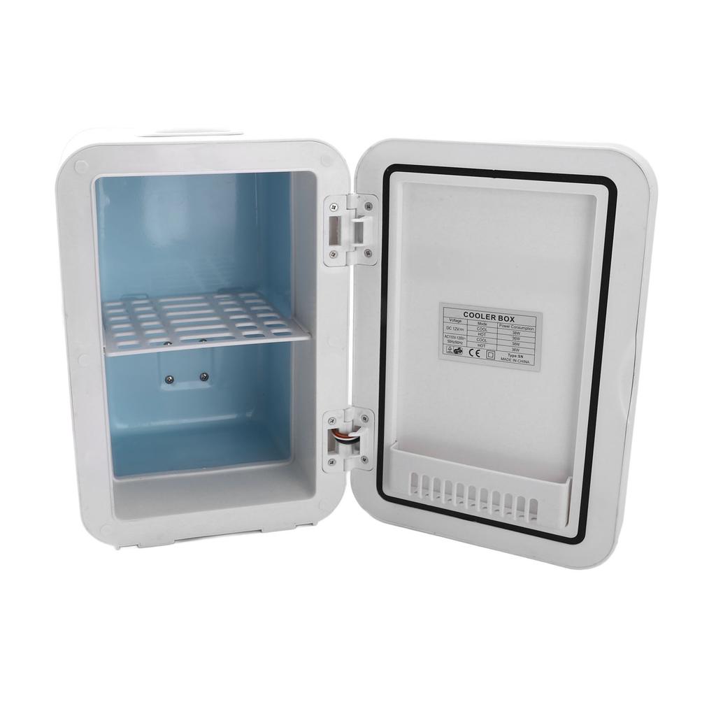 Portable Mirrored Beauty Fridge With Lighting 8L Mini Fridge Skin Care Makeup Storage with Mirror